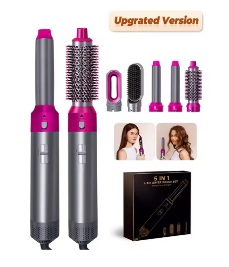 Secador de Pelo 5 en 1 con Cepillo