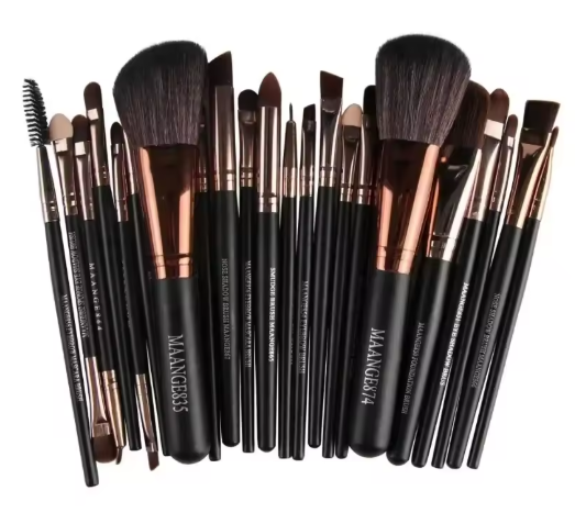 Set de Brochas de Maquillaje Profesional – Kit de 13 o 22 Piezas