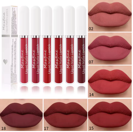 Labial Líquido Aterciopelado 256 – Sexy, Impermeable y de Larga Duración