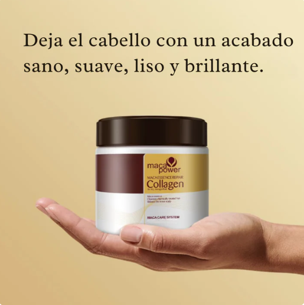 KeratiGlow - Mascarilla capilar de colágeno y queratina