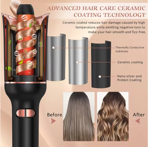 Bigudí Automático Giratorio