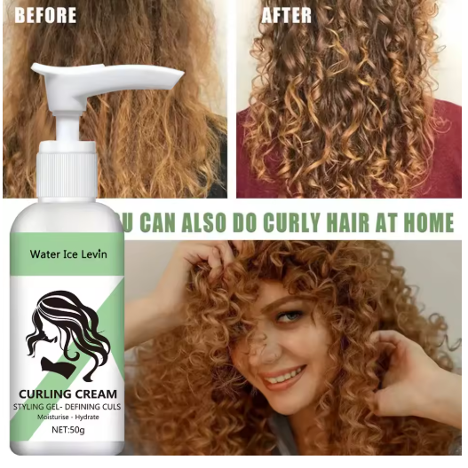 Crema de Peinado para Cabello Rizado