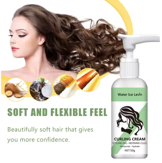 Crema de Peinado para Cabello Rizado