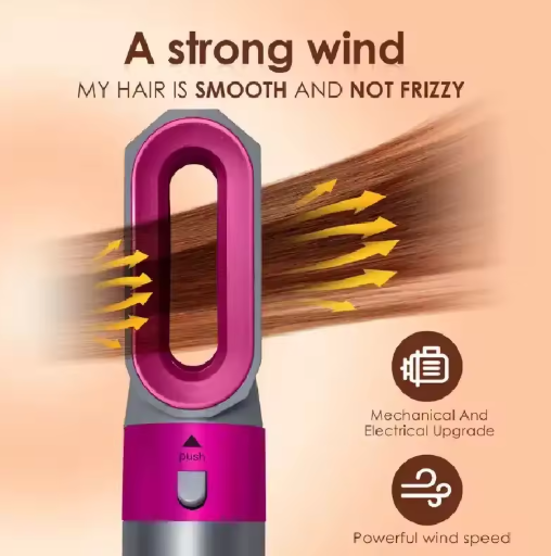 Secador de Pelo 5 en 1 con Cepillo