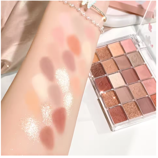 Paleta de Sombras de Ojos 20 Colores – Mate y Brillante