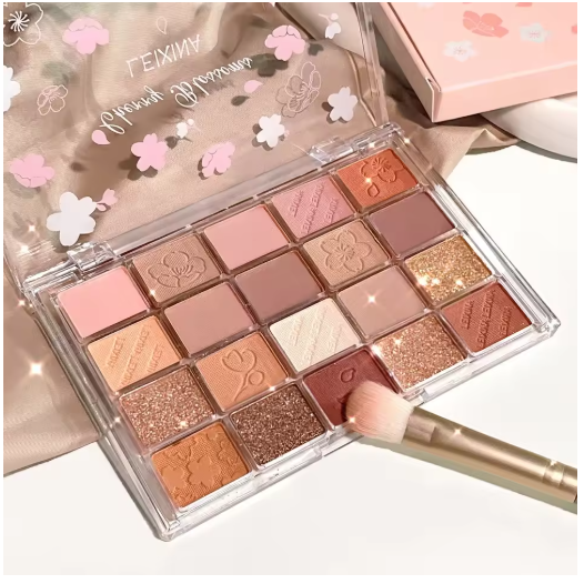 Paleta de Sombras de Ojos 20 Colores – Mate y Brillante