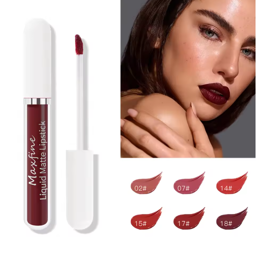 Labial Líquido Aterciopelado 256 – Sexy, Impermeable y de Larga Duración