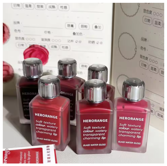 Brillo de Labios “Heroranger Jules Glaze Mirror” – Hidratante, Voluminizador y de Larga Duración