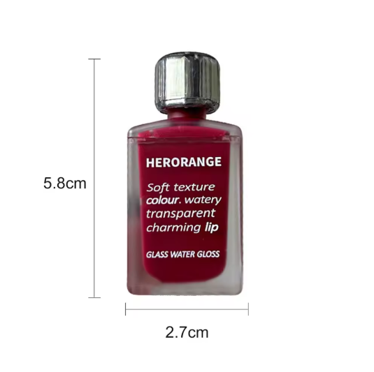 Brillo de Labios “Heroranger Jules Glaze Mirror” – Hidratante, Voluminizador y de Larga Duración
