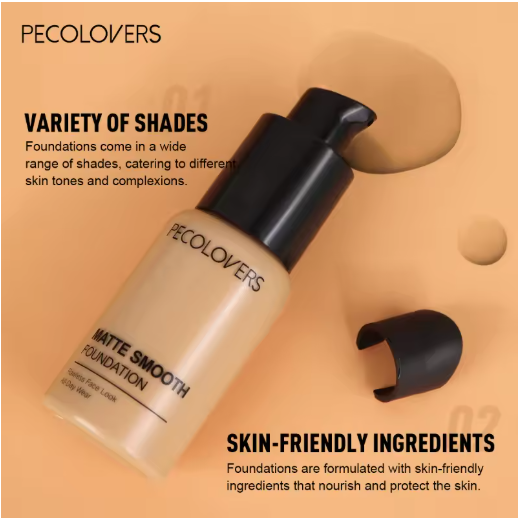 Base Líquida de Alta Cobertura – Impermeable y Resistente al Sudor, 30 ml