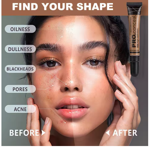 Base Líquida Nude con Tubo – Cobertura Completa y Control de Aceite, 256