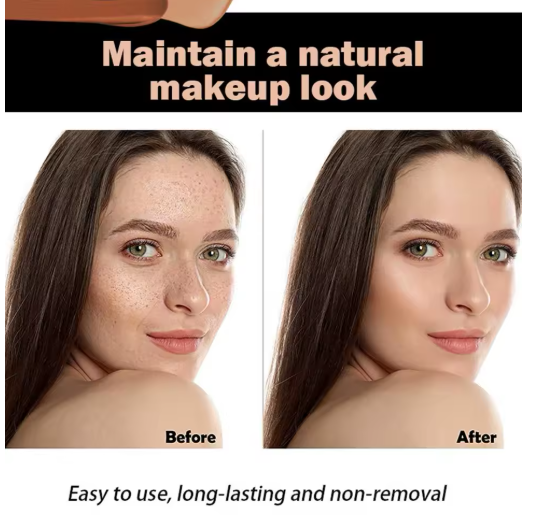 Base Líquida Nude con Tubo – Cobertura Completa y Control de Aceite, 256