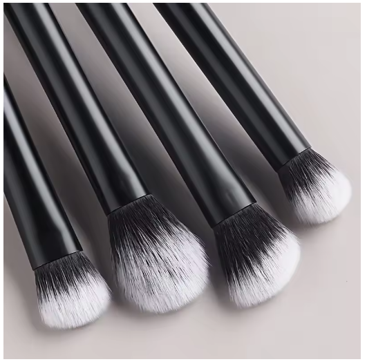 Set de Brochas de Maquillaje 8 Piezas – Cerdas Suaves y Sintéticas para Rostro y Ojos
