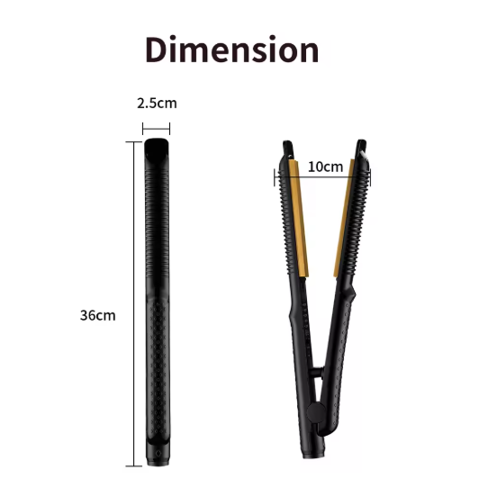 Rizador Eléctrico de Cabello con Placa Ondulada – Para Ondas y Volumen