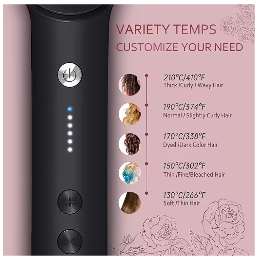 Alisador de Cabello Profesional PTC – Peine Eléctrico de Calentamiento Rápido