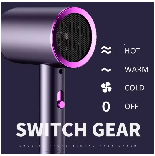 Secador de Pelo Profesional para Salón – Protección Térmica e Iónica, Portátil para Casa, Hotel y Viajes