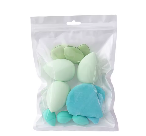 Set de 12 Esponjas de Maquillaje Suaves y Versátiles – Uso en Seco y Húmedo para un Acabado Perfecto