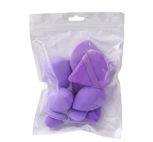 Set de 12 Esponjas de Maquillaje Suaves y Versátiles – Uso en Seco y Húmedo para un Acabado Perfecto