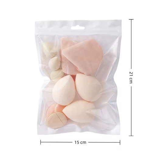 Set de 12 Esponjas de Maquillaje Suaves y Versátiles – Uso en Seco y Húmedo para un Acabado Perfecto