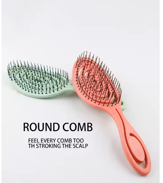 Cepillo de Masaje para el Cabello – Desenredante Profesional de Nylon para Todo Tipo de Cabello