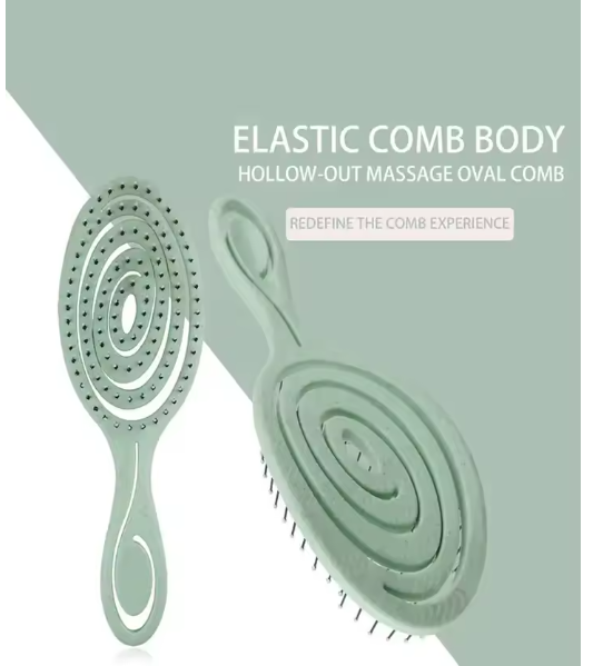 Cepillo de Masaje para el Cabello – Desenredante Profesional de Nylon para Todo Tipo de Cabello