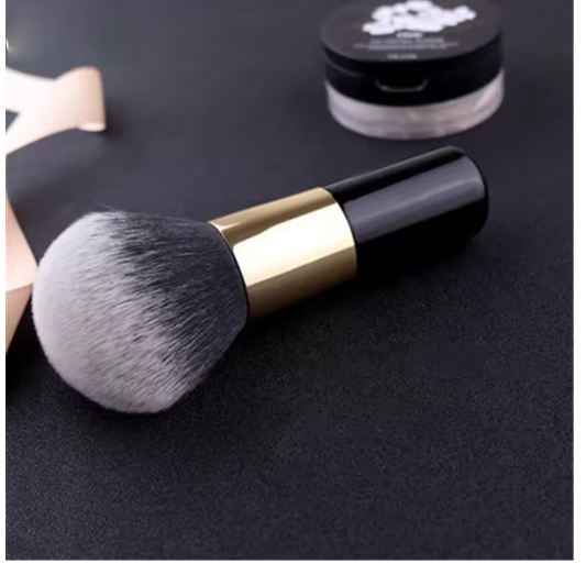 Juego de Brochas de Maquillaje Suaves – Brochas Grandes para Polvos, Base y Rubor Profesional