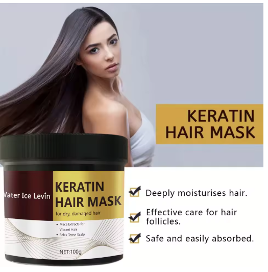 Mascarilla Capilar Mágica de Queratina – Reparación Rápida en 5 Segundos