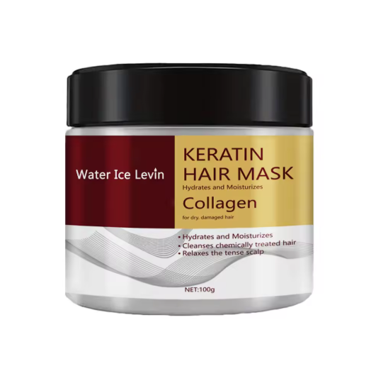 KeratiGlow - Mascarilla capilar de colágeno y queratina