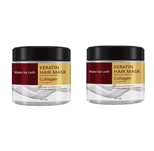 KeratiGlow - Mascarilla capilar de colágeno y queratina