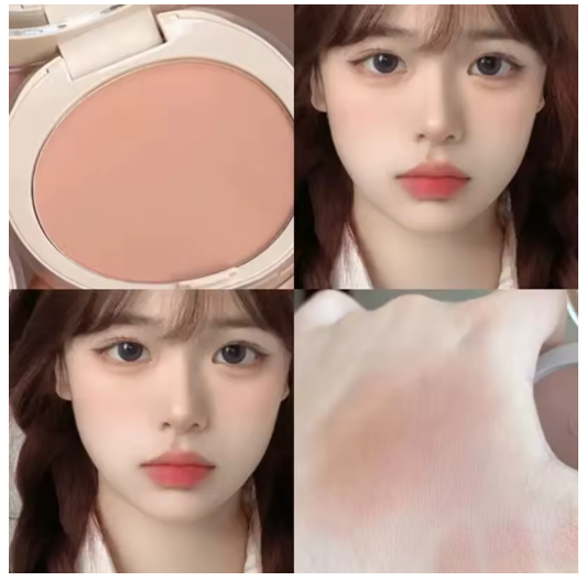 Blush Monocromático HERORANGE HR526 – Resistente al Agua y al Sudor, Larga Duración, 6 Colores