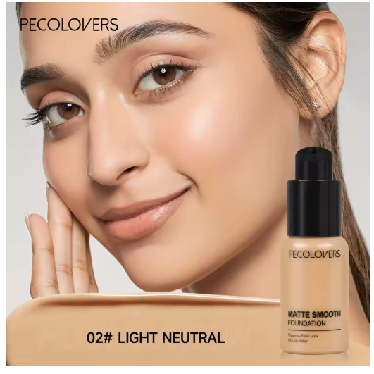 Base Líquida de Alta Cobertura – Impermeable y Resistente al Sudor, 30 ml