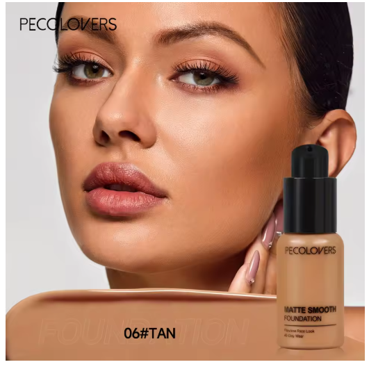 Base Líquida de Alta Cobertura – Impermeable y Resistente al Sudor, 30 ml