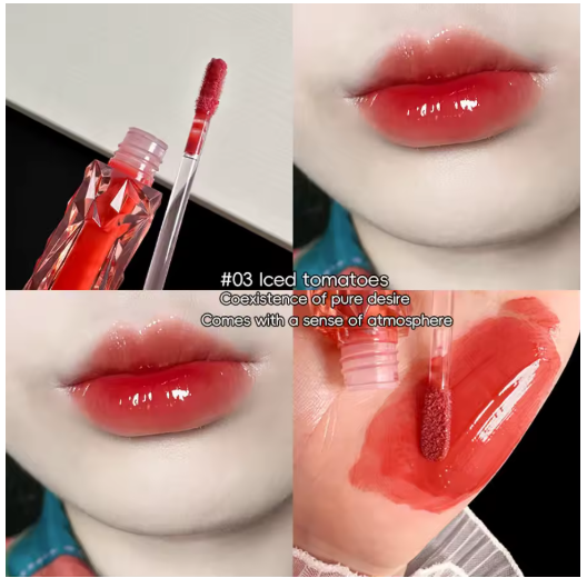 Brillo de Labios Hidratante de Larga Duración – Acabado Transparente y Resistente al Agua