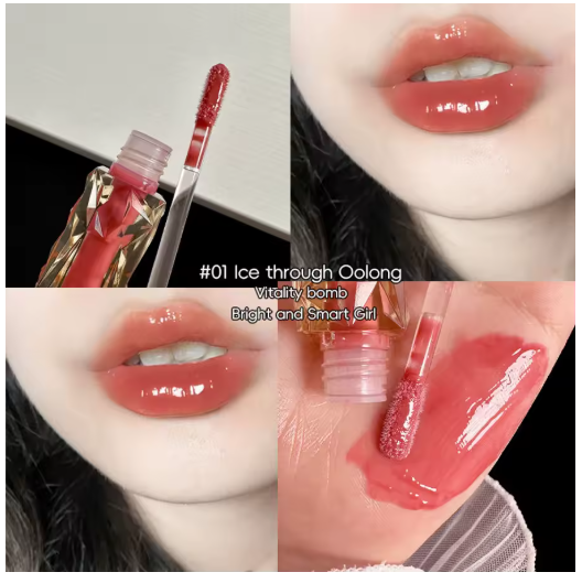 Brillo de Labios Hidratante de Larga Duración – Acabado Transparente y Resistente al Agua