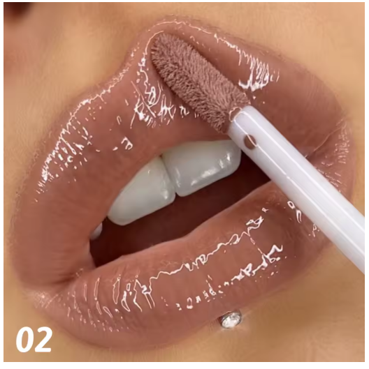 Brillo de Labios Líquido con Purpurina – Acabado Brillante, Suave e Impermeable