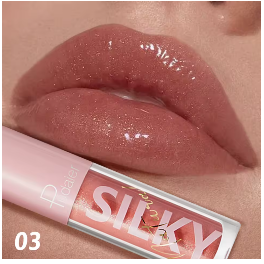 Brillo de Labios Líquido con Purpurina – Acabado Brillante, Suave e Impermeable