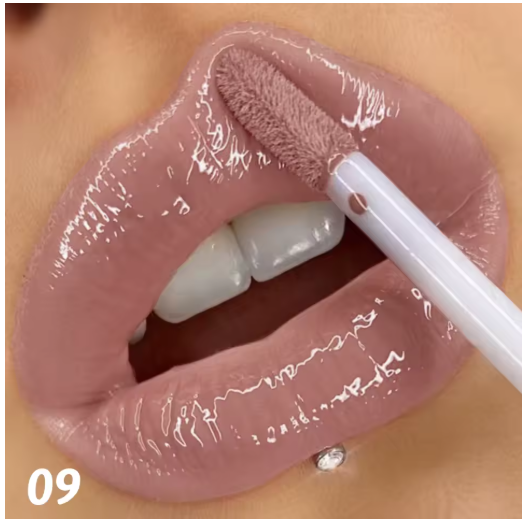 Brillo de Labios Líquido con Purpurina – Acabado Brillante, Suave e Impermeable