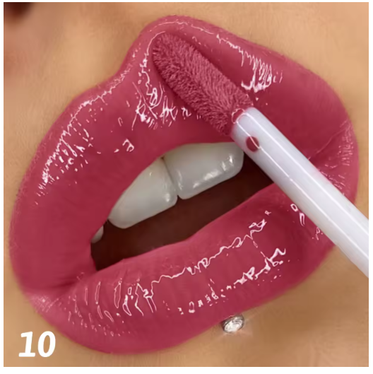 Brillo de Labios Líquido con Purpurina – Acabado Brillante, Suave e Impermeable