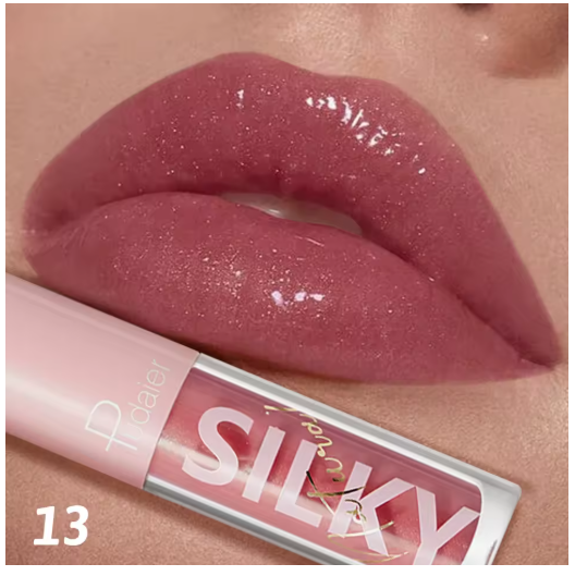 Brillo de Labios Líquido con Purpurina – Acabado Brillante, Suave e Impermeable