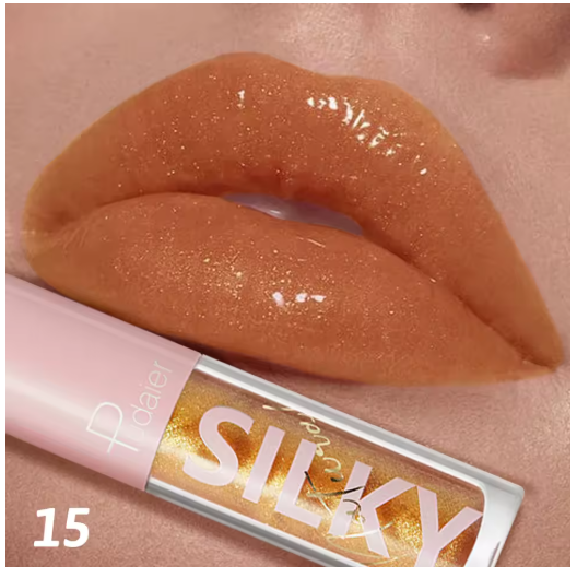 Brillo de Labios Líquido con Purpurina – Acabado Brillante, Suave e Impermeable