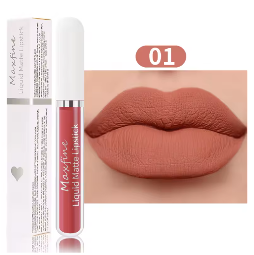 Labial Líquido Aterciopelado 256 – Sexy, Impermeable y de Larga Duración