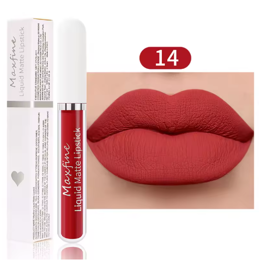 Labial Líquido Aterciopelado 256 – Sexy, Impermeable y de Larga Duración