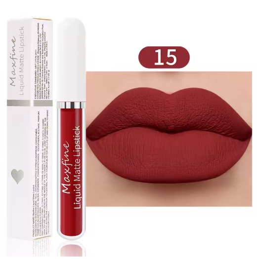 Labial Líquido Aterciopelado 256 – Sexy, Impermeable y de Larga Duración