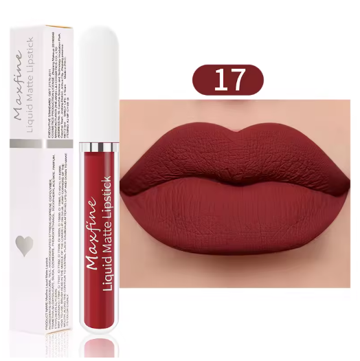 Labial Líquido Aterciopelado 256 – Sexy, Impermeable y de Larga Duración