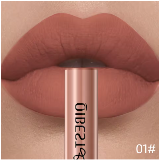 QIBEST – Labial Líquido Mate de Larga Duración e Impermeable