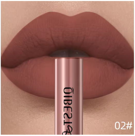QIBEST – Labial Líquido Mate de Larga Duración e Impermeable