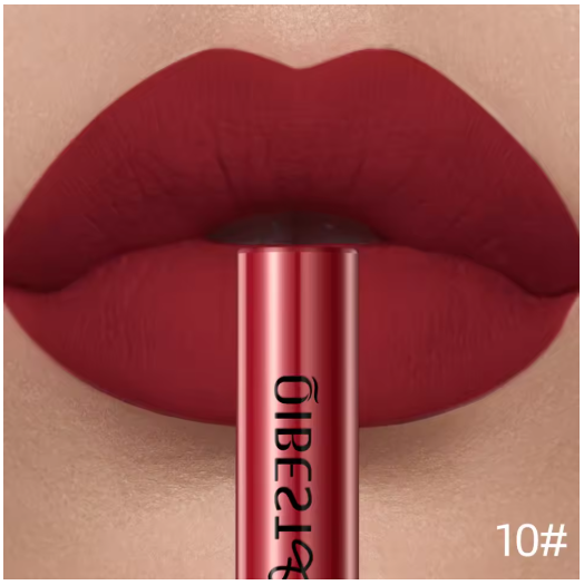 QIBEST – Labial Líquido Mate de Larga Duración e Impermeable