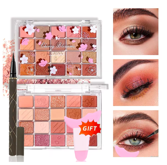Paleta de Sombras de Ojos 20 Colores – Mate y Brillante