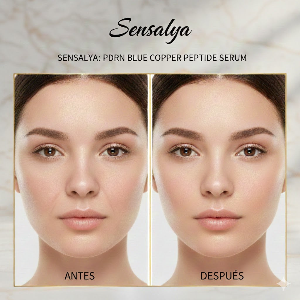 Sérum Facial con Péptidos de Cobre Azul SUYARUN – Hidratante y Reafirmante Anti-Edad