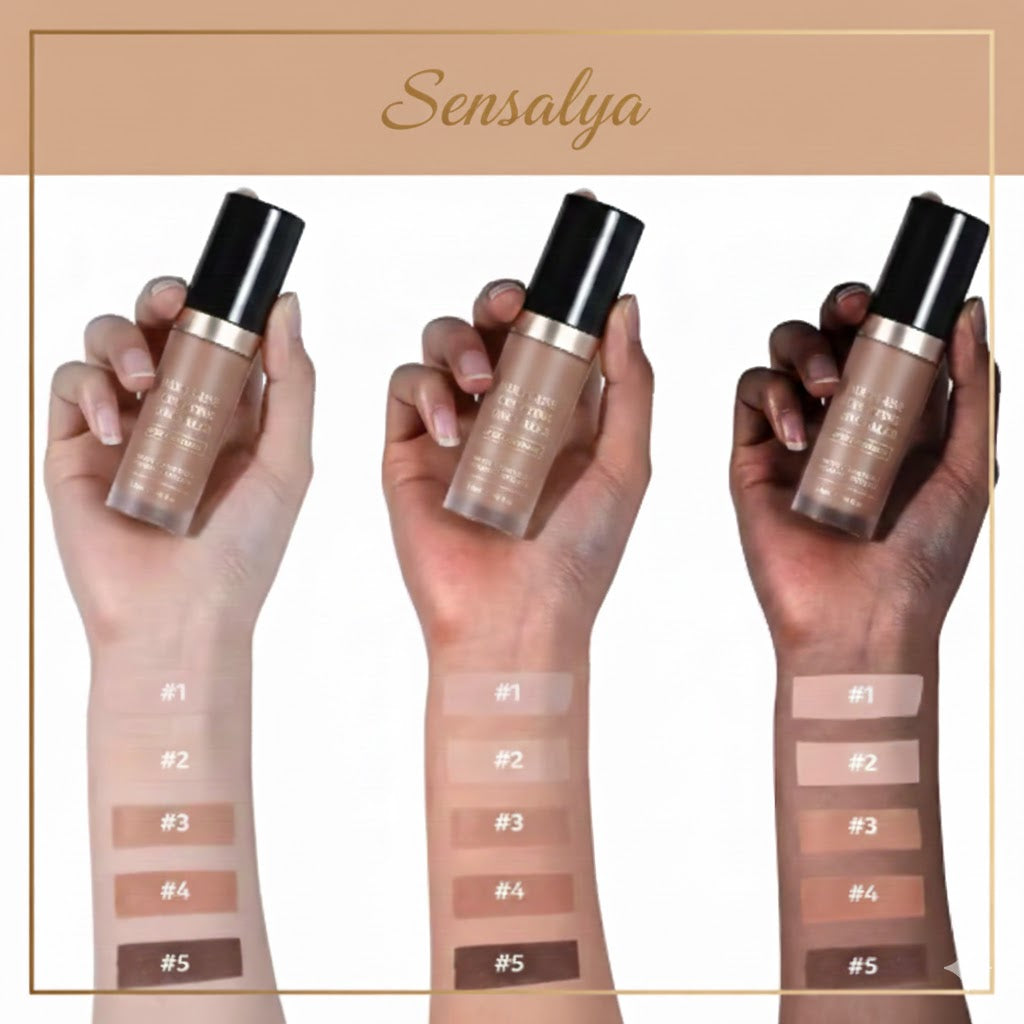 Corrector Líquido Impermeable de Alta Cobertura – Acabado Mate y Control de Brillos